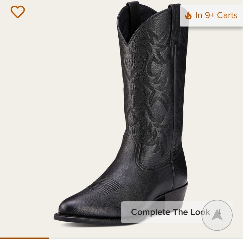 Heritage R Toe Western Boot